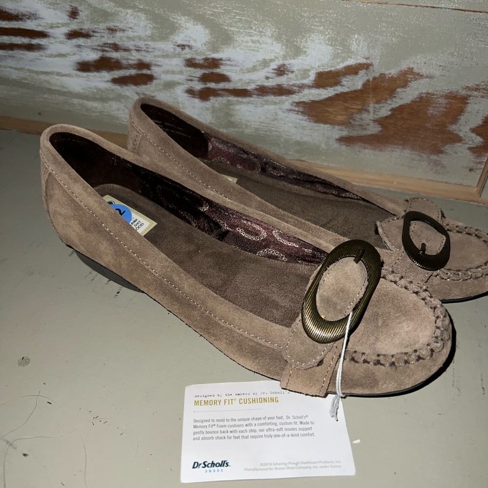 DR SCHOLL’S suede flats size 6.5